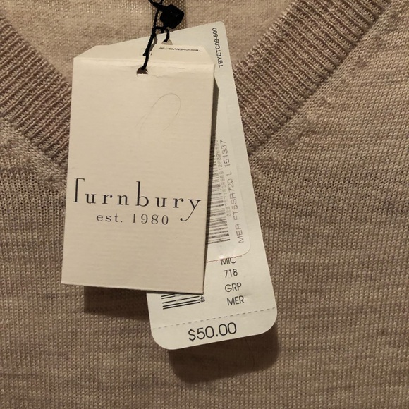 * LOST IN HURRICANE IAN *Turnbury Fine Merino Wool Sweater - Picture 3 of 5